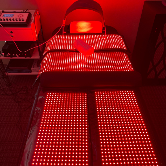 Enlighten Full Body Red Light Therapy Bed And Led Light Pod For Skin Rejuvenation And Inflammation